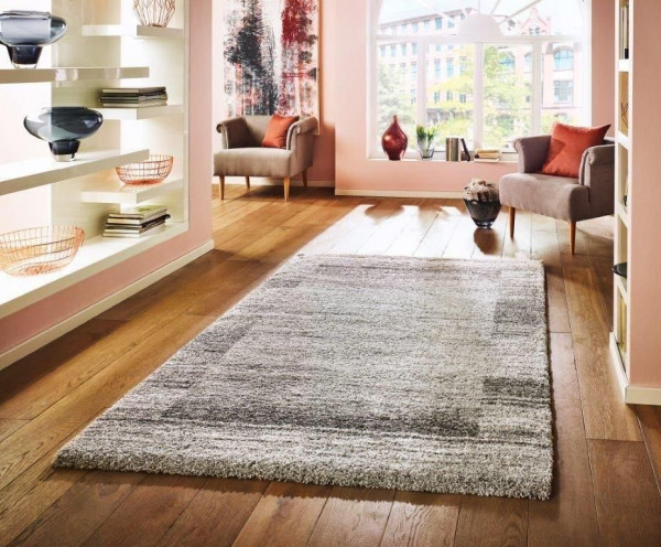 Teppich SUPER TOUCH in grau aus Polypropylen