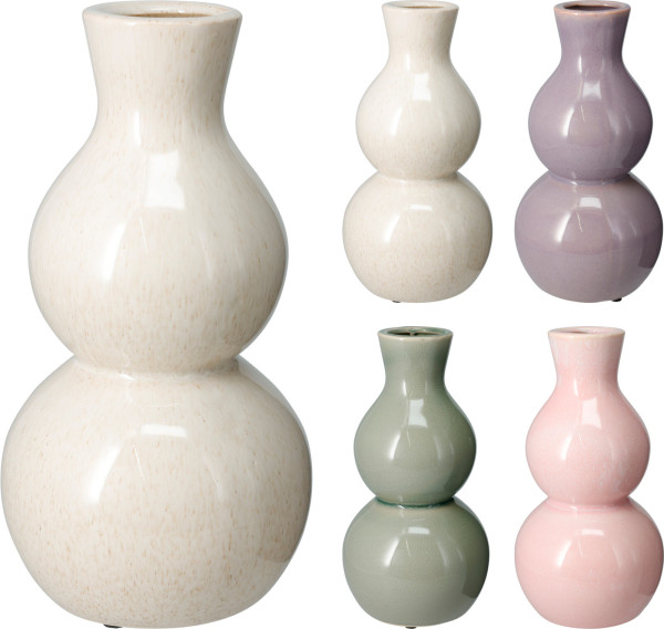 Vase in bunt aus Stein