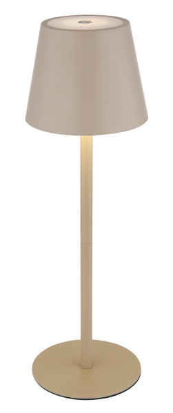 Tischleuchte TILA LED sand in sand aus Materialmix