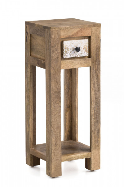Blumensäule ANIMATE in mango aus Holz