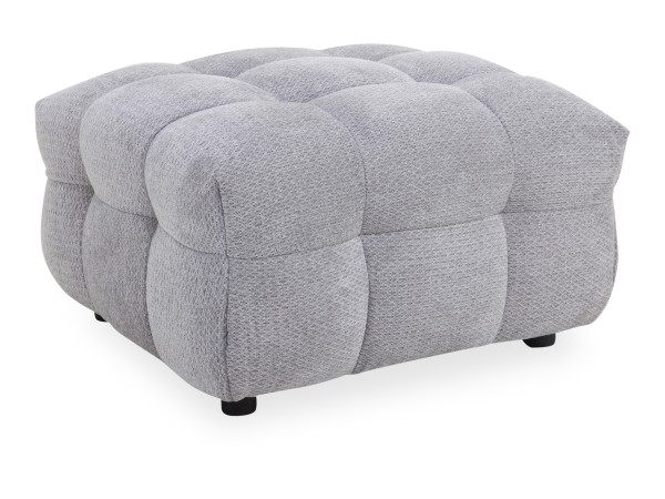 Ottomane Hocker HARMONY in grau aus Polyester