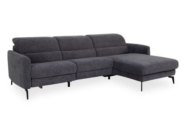 Polsterecke COMFORT MONDO MIMAS in anthrazit aus Stoff