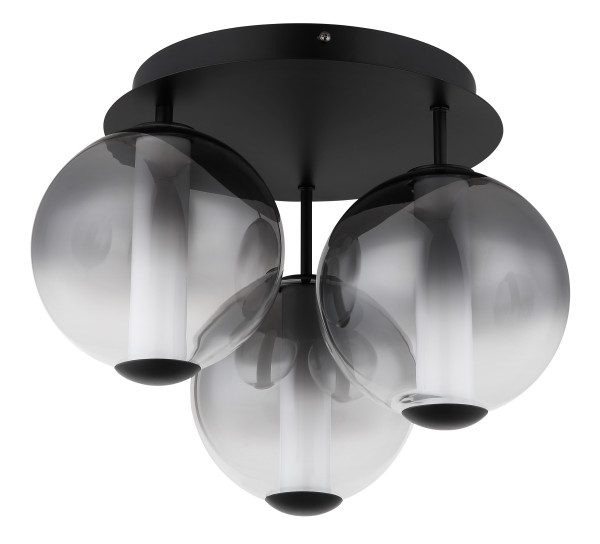 Deckenleuchte LACY in schwarz aus Metall