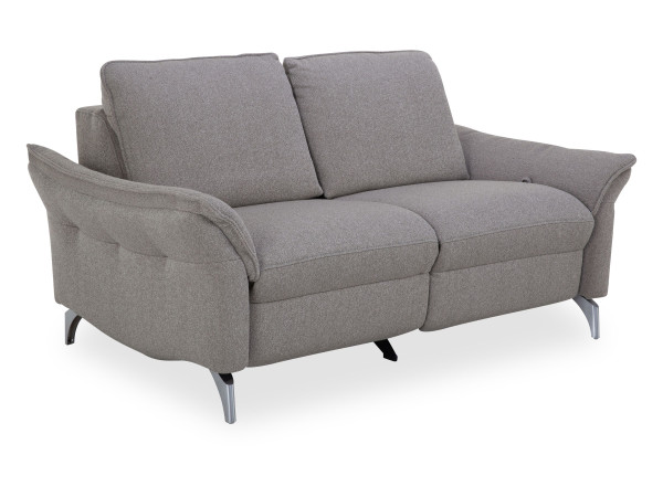 Sofa himolla 2 Sitzer NEUMÜNSTER 1 in graubeige aus Stoff