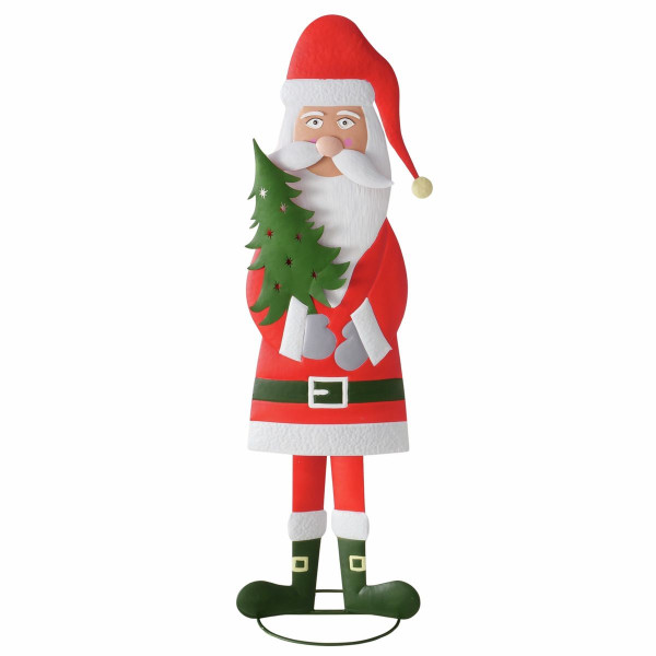 Weihnachtsmann PEDRO in mehrfarbig aus Eisen