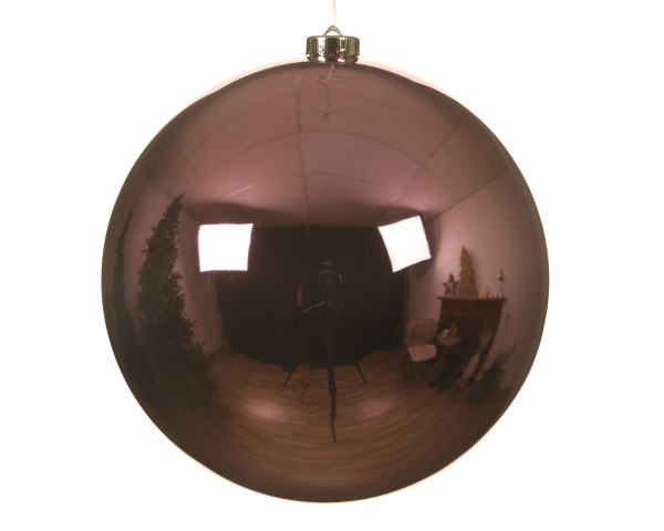 Weihnachtskugel MR. BIG rosa in rosa aus Kunststoff