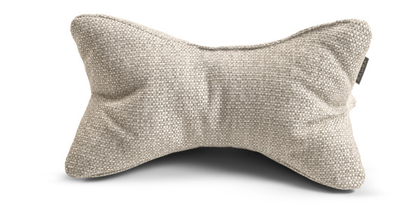 Leseknochen LAZISE taupe aus Polyester