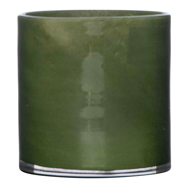 Übertopf ASTRA in grün aus Glas