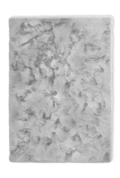 Teppich SCHÖNER WOHNEN TENDER DELUXE in silberfarben aus Polyester