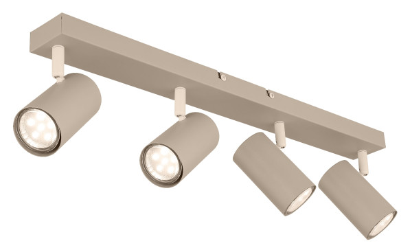 Deckenstrahler ROBBY in sand aus Metall