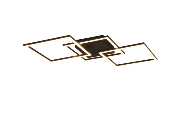 Deckenleuchte LED TRAIL in schwarz aus Metall