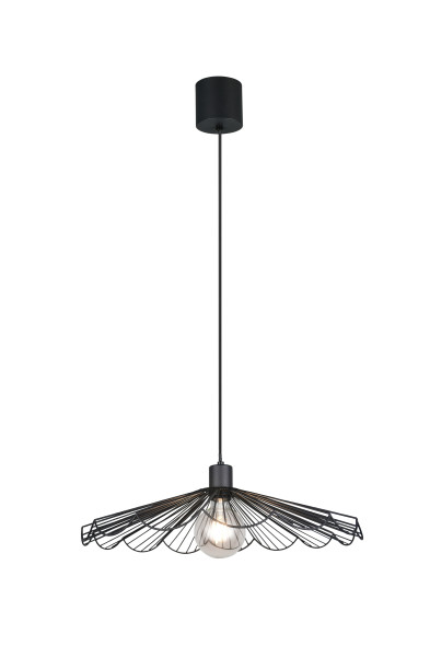 Pendelleuchte MARGARITA in schwarz aus Metall
