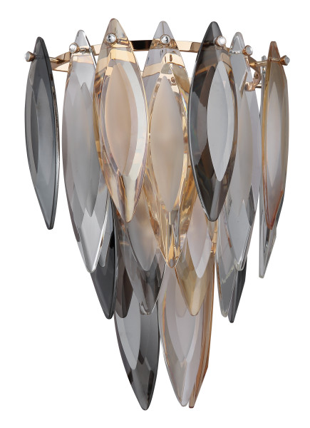 Wandleuchte ELINOR in goldfarben aus Metall