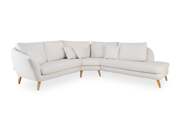 Polsterecke SANSIBAR FÜNEN in beige aus Stoff