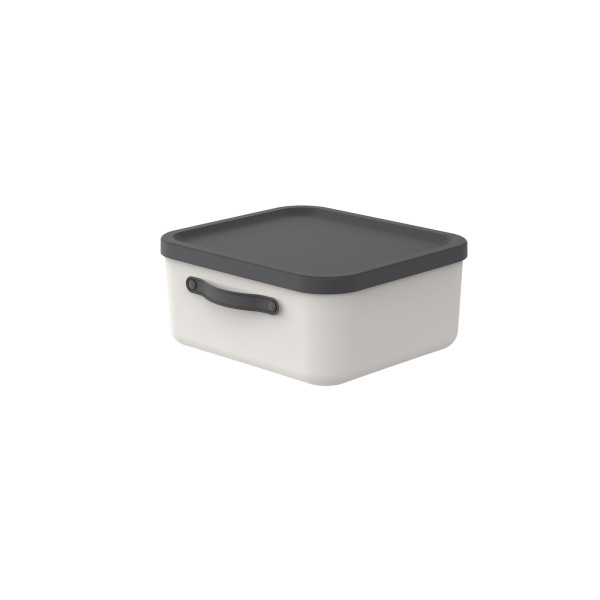 Aufbewahrungsbox MYTHEN in beige aus Polypropylen