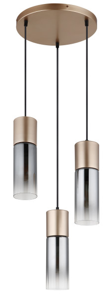 Hängeleuchte ANNIKA in Cappuccino aus Metall