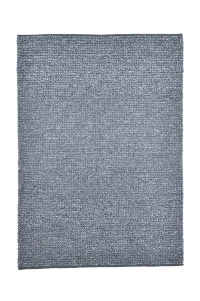 Teppich HELSINKI in anthrazit aus Schurwolle