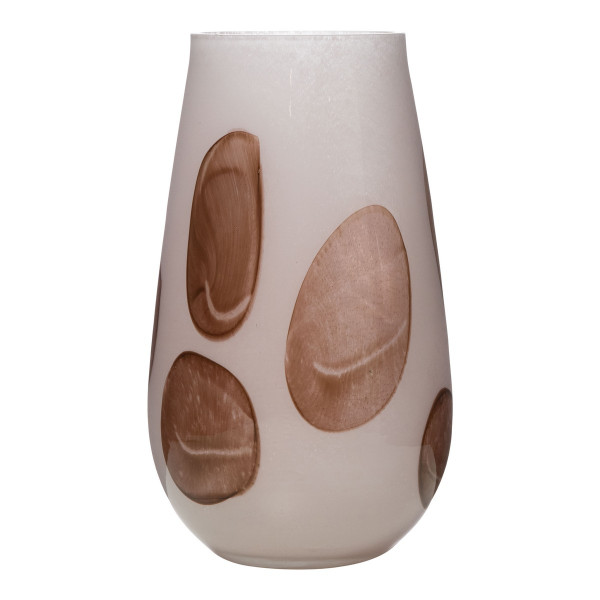 Vase SABIE in rose aus Glas