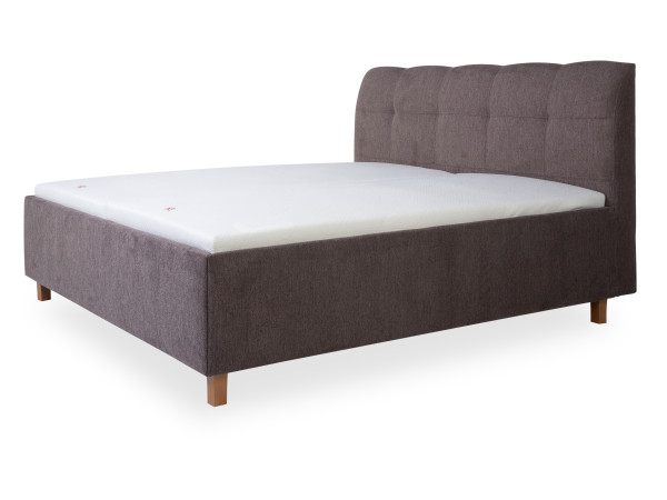 Polsterbett Rolf Weber JORK in Walnuss aus Stoff