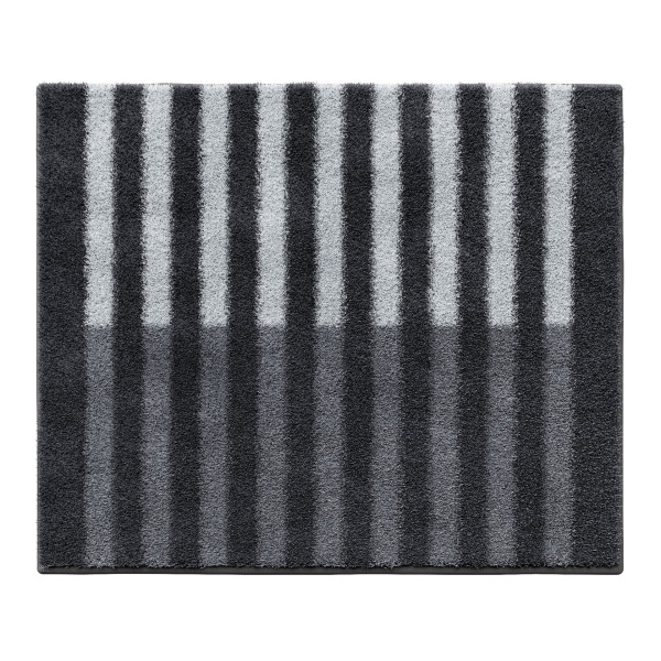 Badteppich STRADA in grau aus Polyacryl