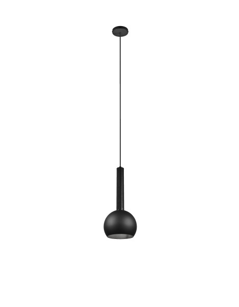 Pendelleuchte CINQUE CILIANA in schwarz aus Nickel