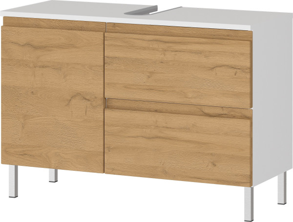 Waschbeckenunterschrank in mehrfarbig aus Holz