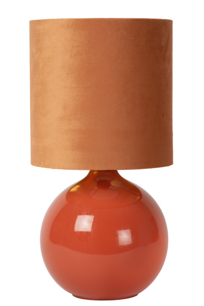 Tischleuchte ESTERAD in orange aus Glas
