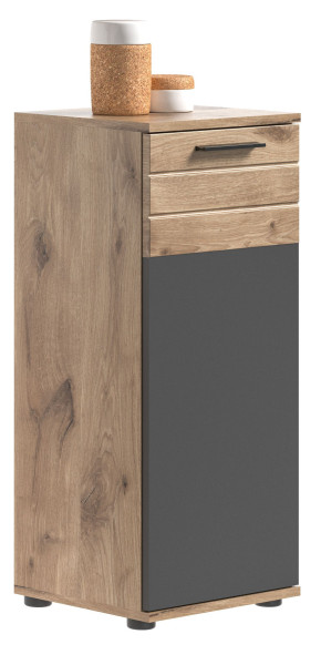 Badezimmerschrank MASON in mehrfarbig aus MDF furniert