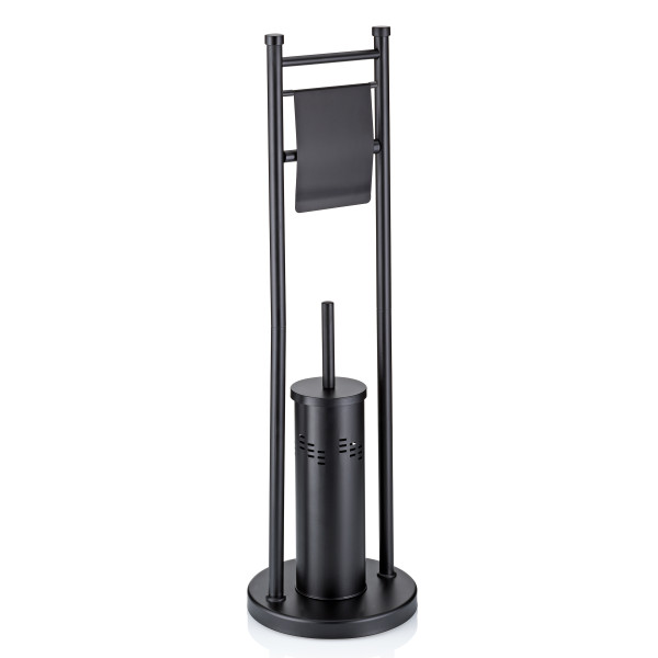 Toilettengarnitur SWING in schwarz aus Metall