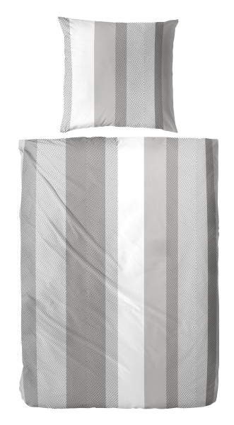 Bettwäsche MAKO-SATIN in mehrfarbig aus Baumwolle