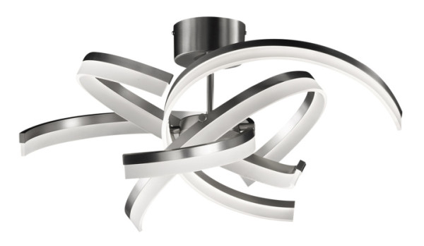 Deckenleuchte SUND in Nickel aus Metall