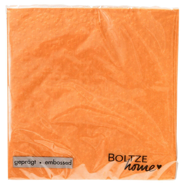 Servietten BLUME in orange aus Papier
