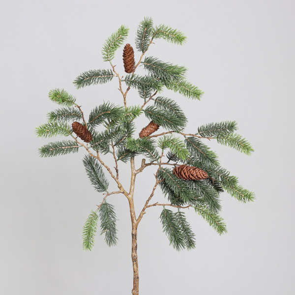 Kunstpflanze FICHTENZWEIG in grün aus Kunststoff