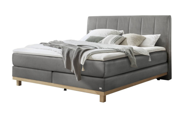 Boxspringbett HASENA ESTELA in 835-Monet steel