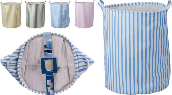 Wäschesammler STRIPES in mehrfarbig aus Polyester