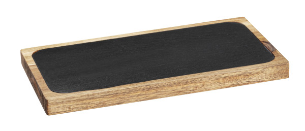 Servierbrett AVA in mehrfarbig aus Materialmix