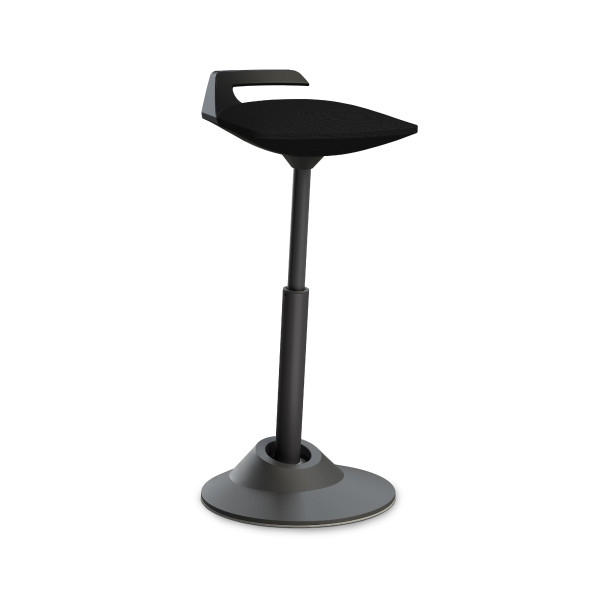 Hocker AERIS MUVMAN in schwarz aus Stoff