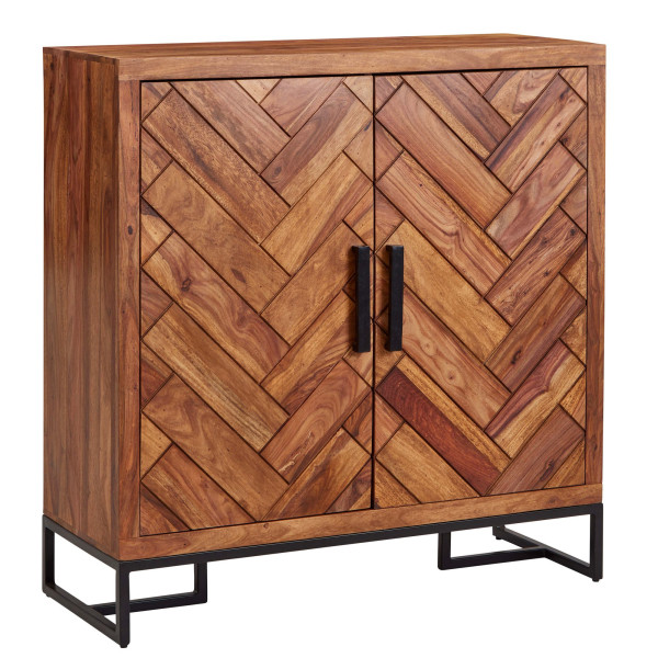 Schuhschrank in braun aus Holz
