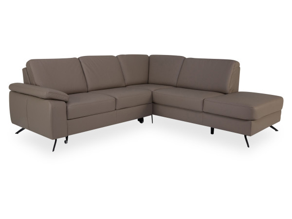 Polsterecke SYSTEMPOLSTER PAAVO in Artischocke aus Leder