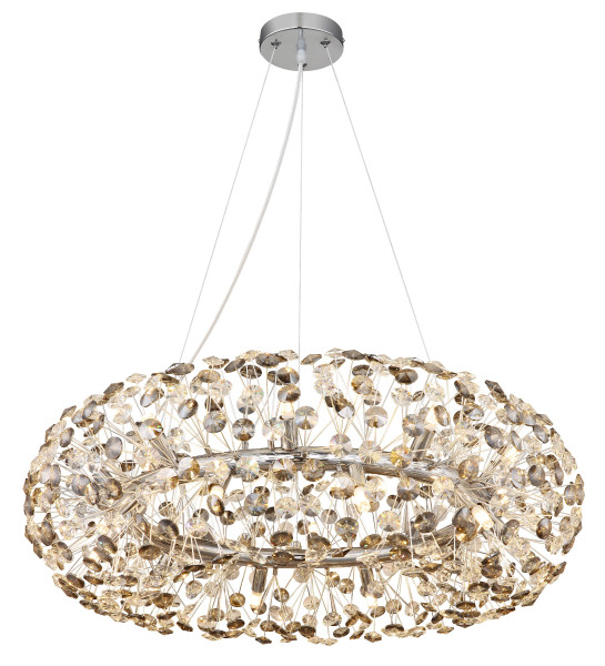 Kronleuchter KATRINA in chrom aus Metall