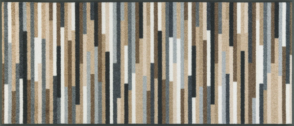 Fußmatte MIKADO STRIPES NATURE in mehrfarbig aus Polyamid