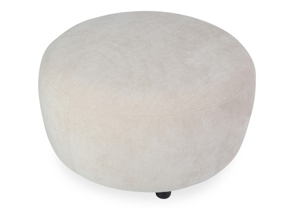 Hocker MOUTIQUE ROSE in natur aus Stoff