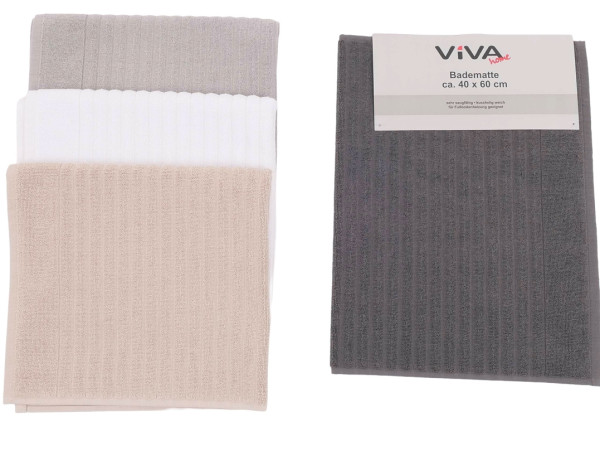 Badematte KAIRO in mehrfarbig aus Baumwolle