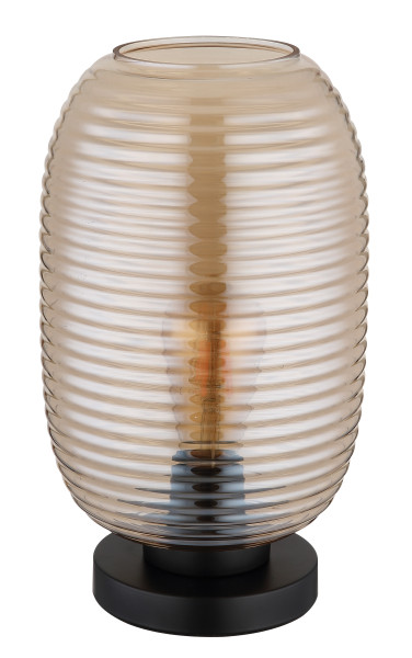 Tischleuchte JEFREY in schwarz aus Metall