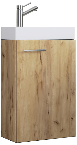 Waschplatz SLITO in  Honig-Eiche aus Dekor