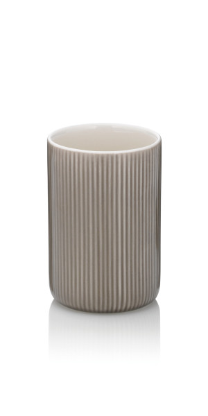 Becher AVA in grau aus Keramik