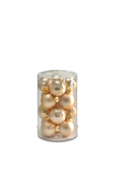 Weihnachtskugel-Box PERLE in Perlmutt aus Glas