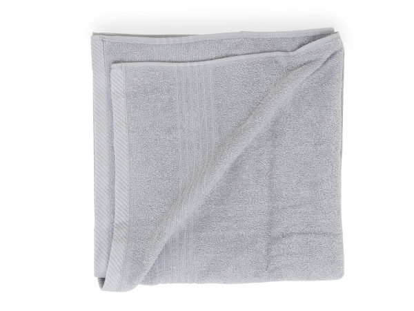 Duschtuch BASIC grau in grau aus Baumwolle