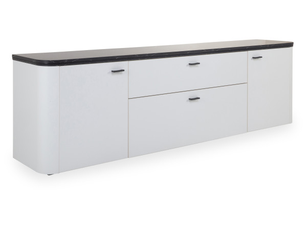 Lowboard HARPER IRINGA in weiß aus Dekor