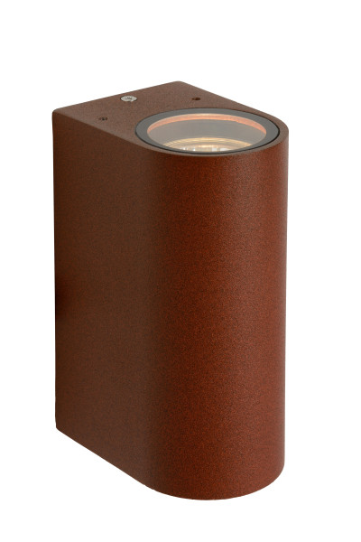 Wandleuchte BOOGY in Rost aus Aluminium
